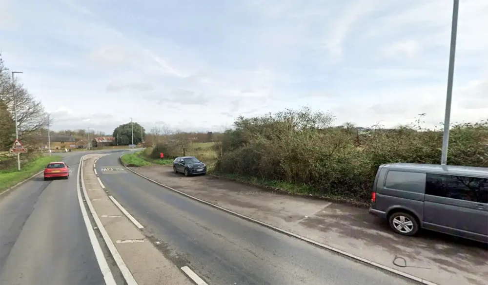 The site, at Horton Cross, near Ilminster, has outline planning permission for nine homes. Picture: Google