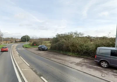 The site, at Horton Cross, near Ilminster, has outline planning permission for nine homes. Picture: Google