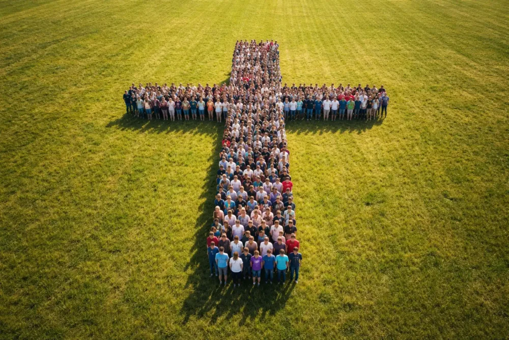 Somerton Churches Together wants to form a human cross at Gasson's Field on April 3