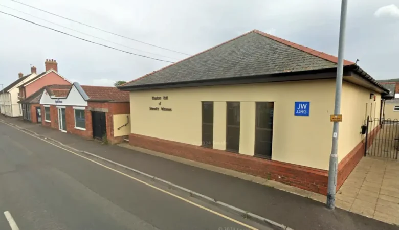 The Kingdom Hall of Jehovah's Witnesses, in Minehead, has been targeted. Picture: Google