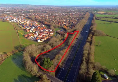 The site, off Killams Avenue, is on the market for around £75,000. Picture: GTH