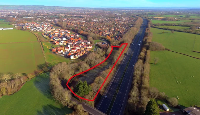 The site, off Killams Avenue, is on the market for around £75,000. Picture: GTH
