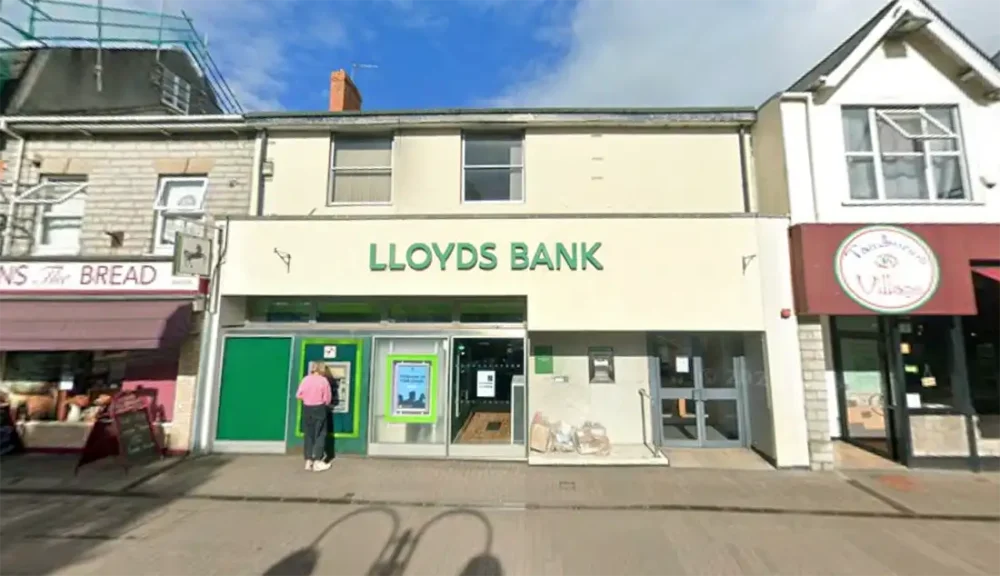 Lloyds Bank, in Street, is set to close. Picture: Google