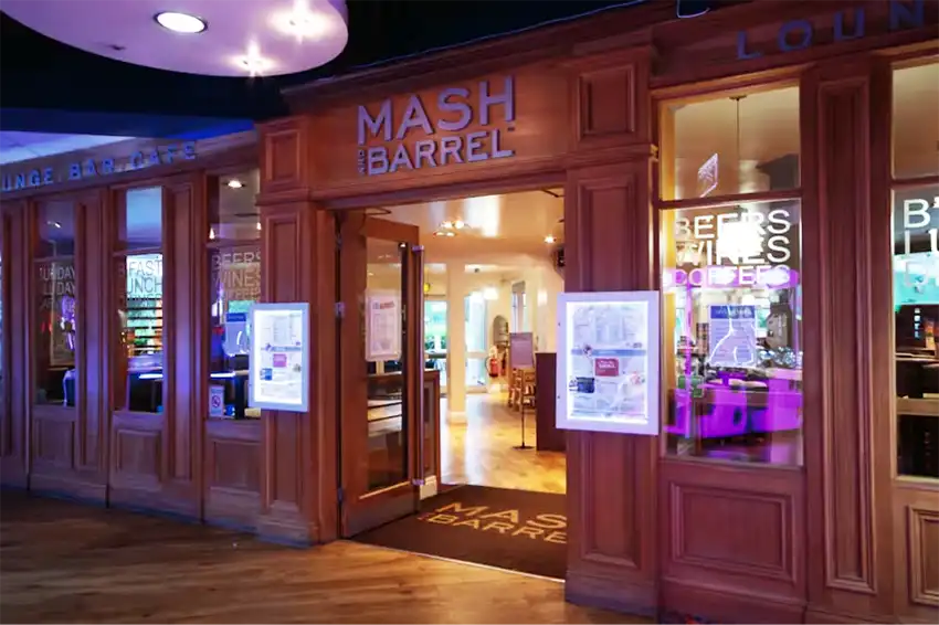 Mash and Barrel bar/restaurants are common across the Haven holiday parks portfolio. Picture: Haven