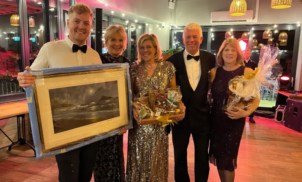 Guests enjoyed a range of activities at the ball, near Taunton