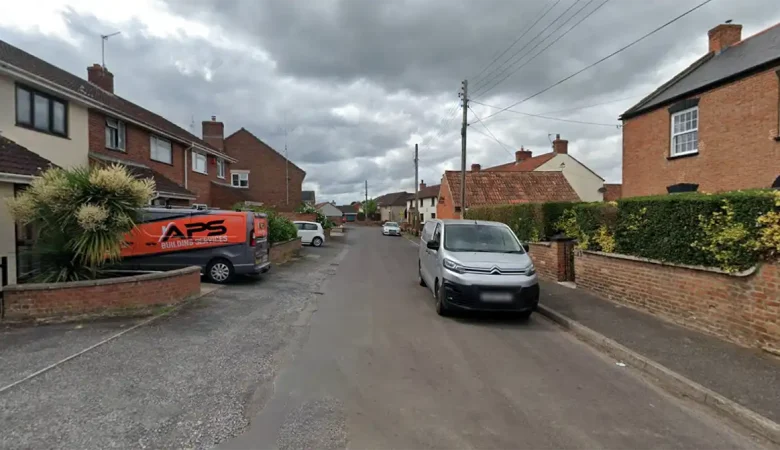 The road rage incident unfolded in Standards Road, Westonzoyland, police said. Picture: Google