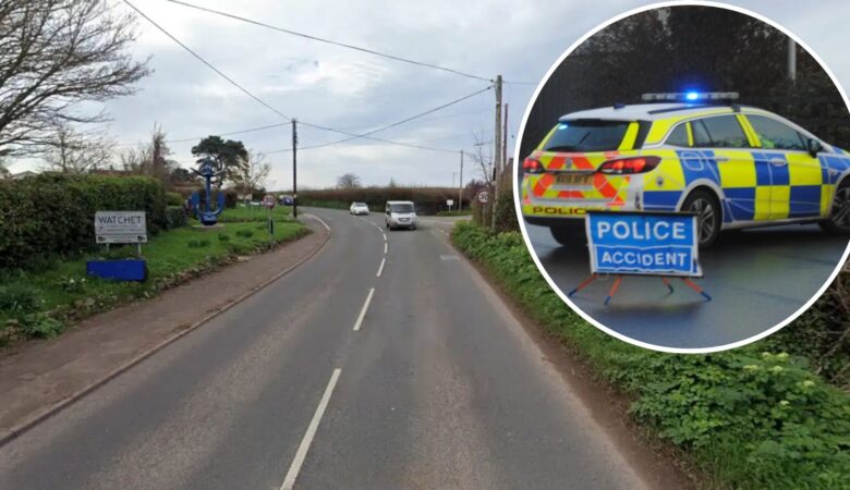 The crash occurred in Brendon Road, Watchet, on Friday evening, police said. Picture: Google