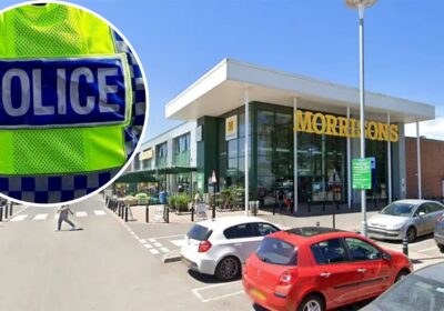 The officers gave chase after spotting an incident at Morrisons, in Wells. Picture: Google
