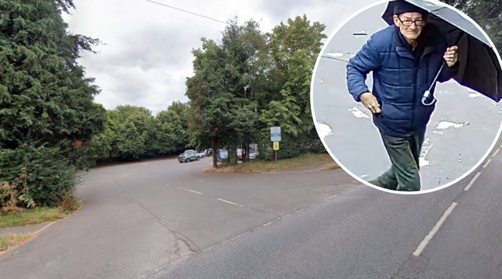 Officers want to trace this person after thefts from Dunster Steep car park, in Dunster. Pictures: Avon & Somerset Police/Google