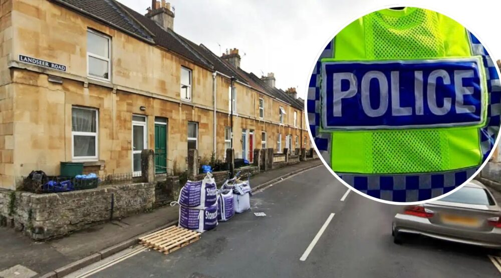 The burglary happened in Landseer Road, Bath, police said. Picture: Google