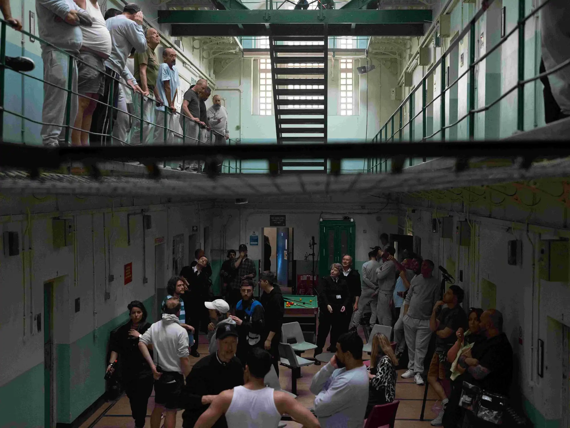 A scene from Wasteman filmed at Shepton Mallet Prison. Picture: Somerset Council