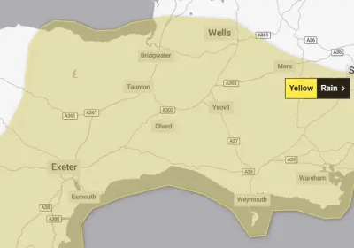 Another weather warning has been issued for this evening into Tuesday. Picture: Met Office
