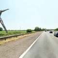 How a revamped, metal Willow Man might have looked from the M5 through Somerset. Picture: Somerset Leveller
