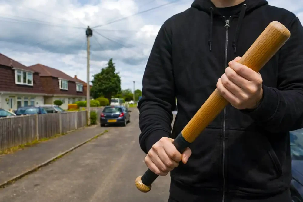 Police are appealing for information after a man was attacked with a baseball bat in Wyndham Road, Bridgwater