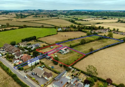 Plans for two two-bed homes on the land at Milborne Port have been submitted to Somerset Council. Picture: GTH