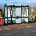 A new bus shelter has been installed in Rockwell Green, Wellington. Pictures: Wellington Town Council