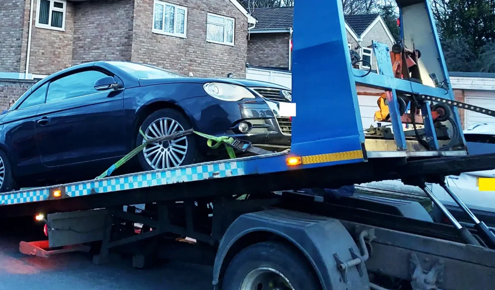 The car was seized from a street in Clevedon. Picture: Avon & Somerset Police