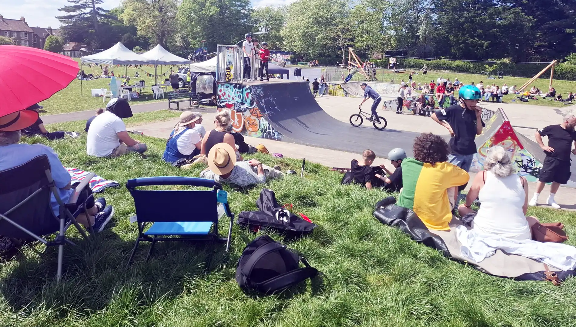 The current skatepark, in Mary Baily Field, Frome, is showing signs of age. Picture: Frome Town Council