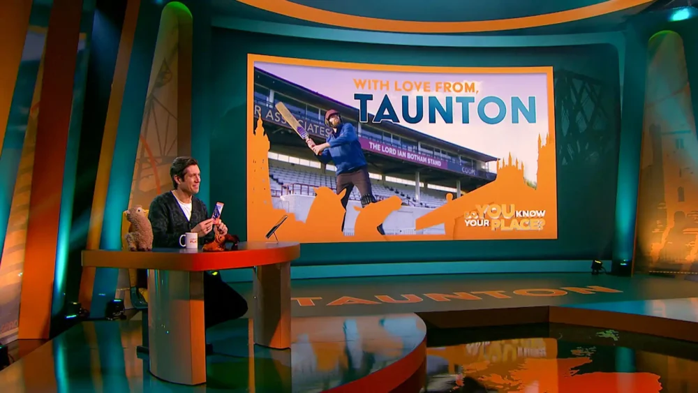 Do You Know Your Place?, hosted by Vernon Kay, will air on BBC Two. Picture: BBC/Somerset Council