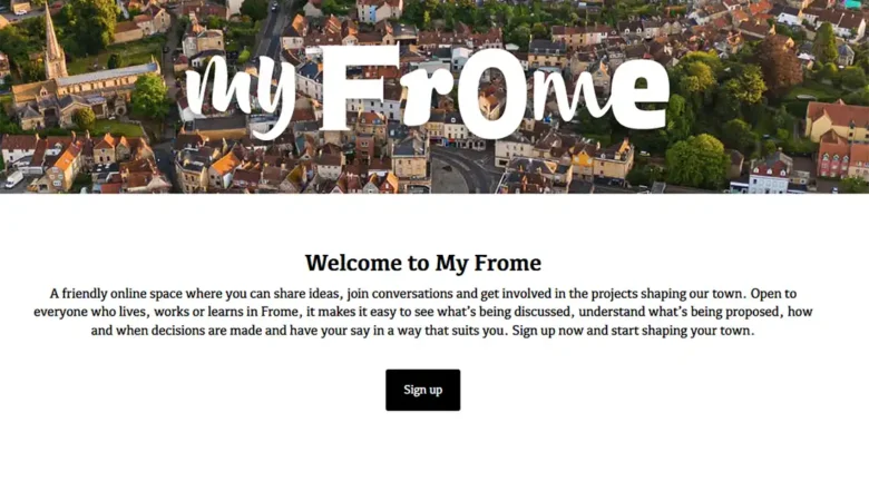 My Frome aims to help people get involved in decisions