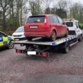 The car was found after fleeing officers in Glastonbury last week. Picture: Avon & Somerset Police