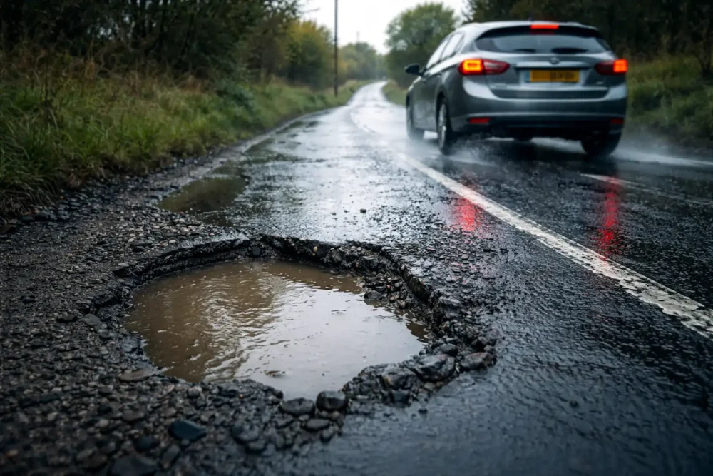 More than 16,000 road defects have been reported in Somerset