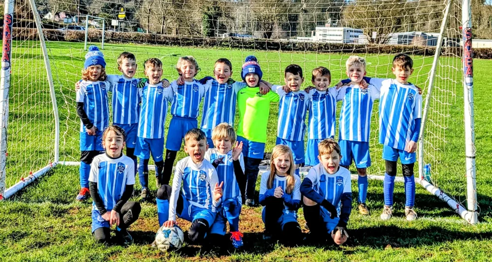 Swiss Valley Rangers Under 7s are looking good in new kit. Picture: Persimmon