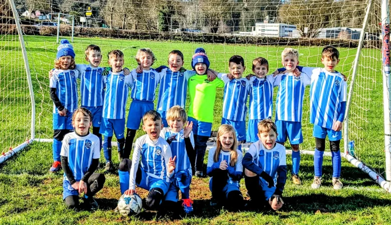 Swiss Valley Rangers Under 7s are looking good in new kit. Picture: Persimmon