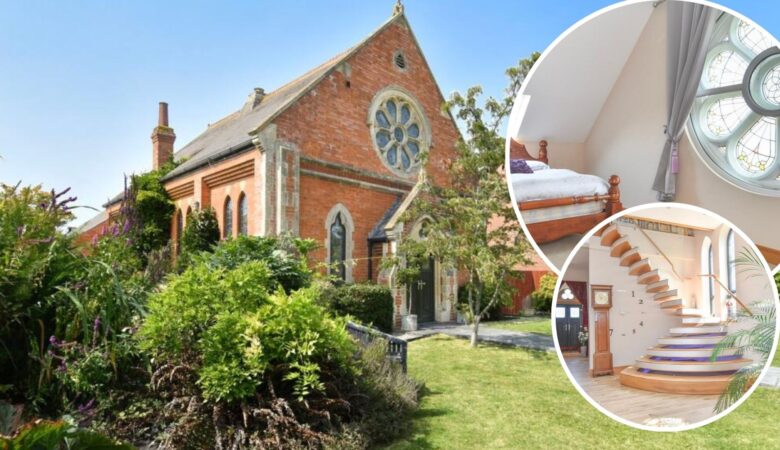 The former Methodist Church, in East Huntspill, is up for sale. Pictures: Cooper and Tanner/Right Move