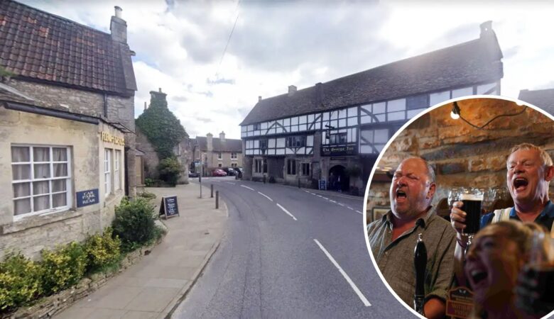 The George Inn and The Fleur de Lys, in Norton St Philip, star alongside Mark Addy and Martin Clunes in Mother's Pride
